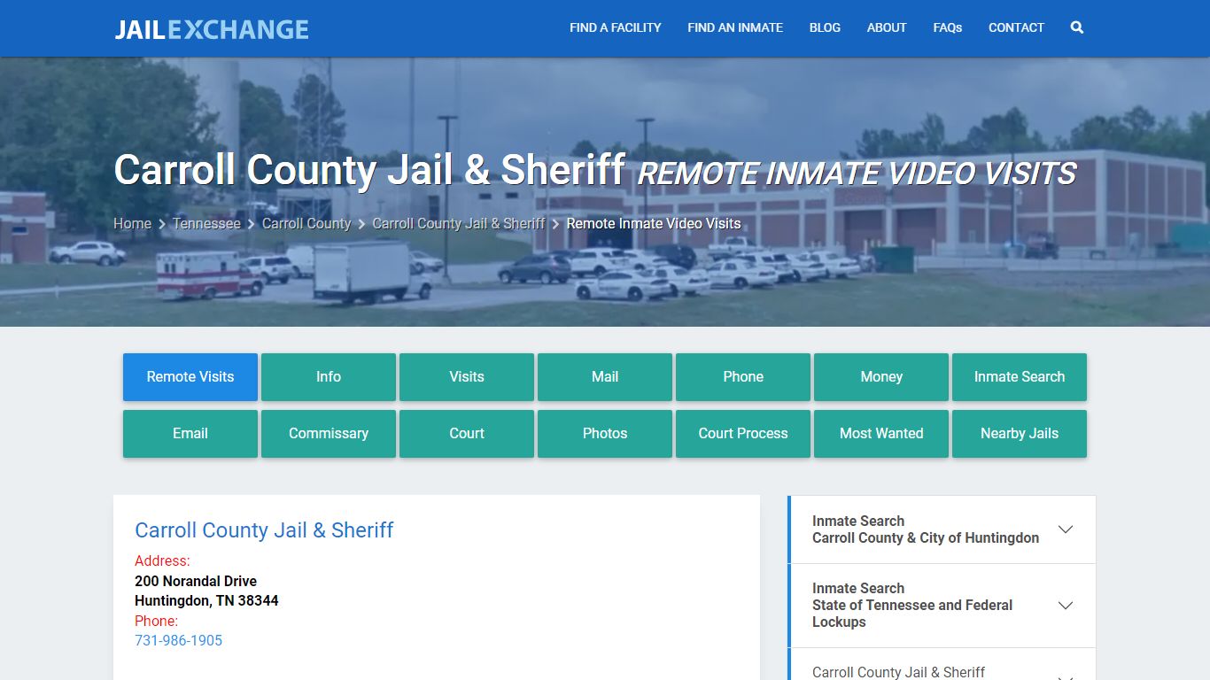 Video Visitation - Carroll County Jail & Sheriff, TN - Jail Exchange